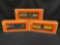 (3) Lionel ChicagoLand Lionel Railroad Club Cars
