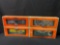 (4) Lionel Assorted Box Cars and Tank Car