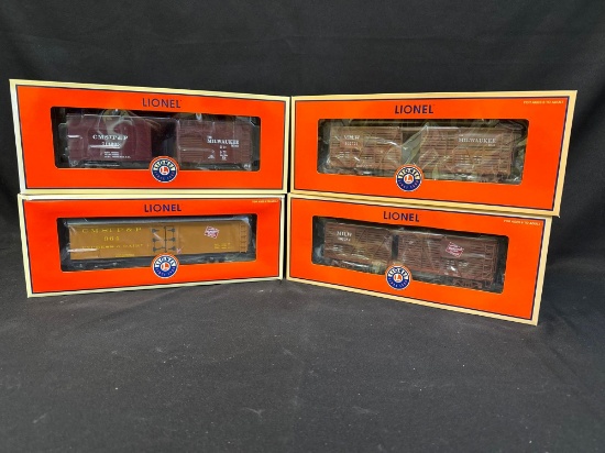 Lionel Milwaukee LRC assorted cars (4)