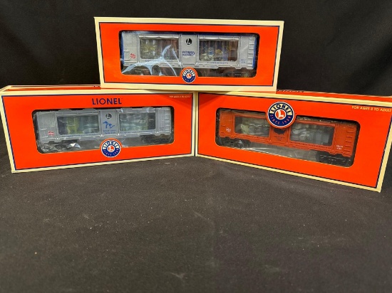 Lionel Milwaukee LRC Cars, Aquariums (3)