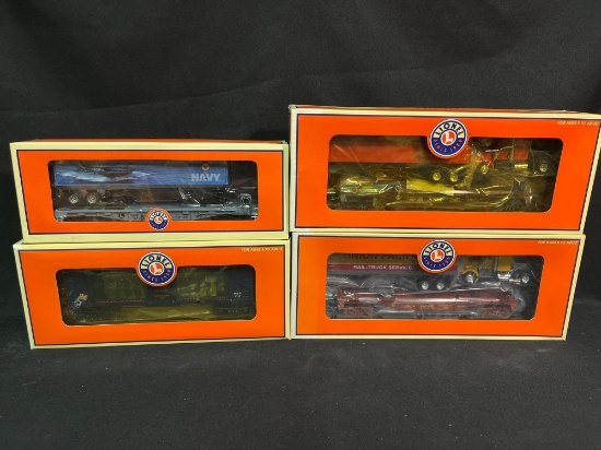 (4) Lionel LRRC Assorted Cars