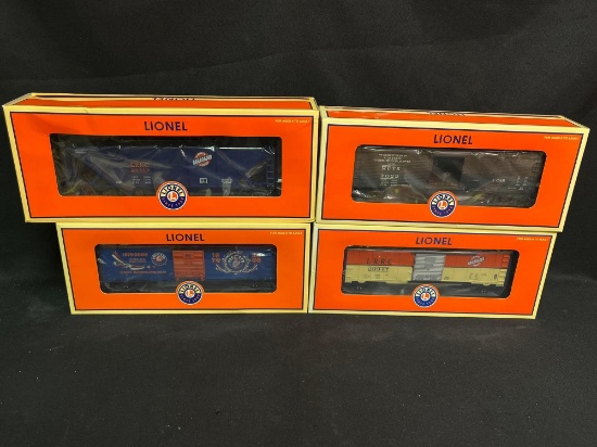 (4) Lionel LRRC Assorted BoxCars