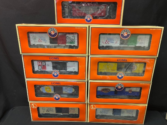 (9) Lionel Assorted Carnegie Cars