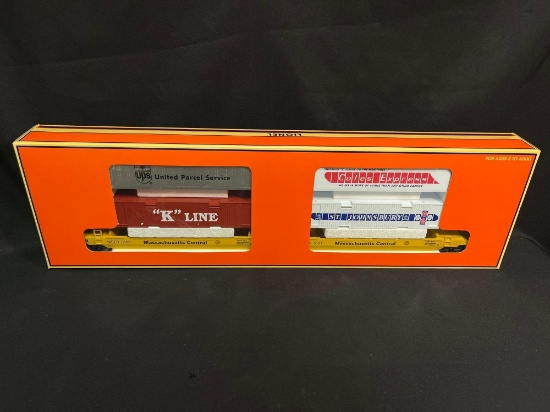 Lionel 1998 TCA Convention Mass. Central Maxi Stack 2 Car Set 6-52142