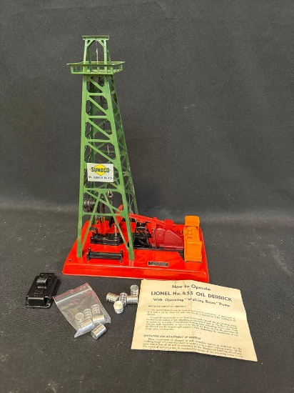 Lionel No. 455 Oil Derrick Sunoco