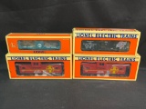 (4) Lionel Sante Fe Caboose and Chicagoland Railroad Club