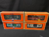 (4) Lionel Assorted Specialty Cars