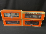 (4) Lionel Assorted Reefer Car, Hopper Car, TCA Cars