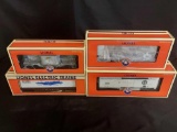 4 Lionel Train Cars