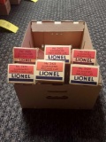 Box of 6 Illuminated Lionel Train Cars