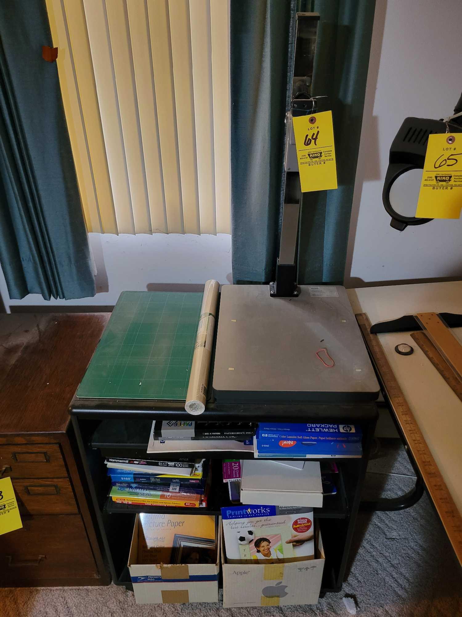 Vivitar enlarger, paper items, stand and contents Proxibid