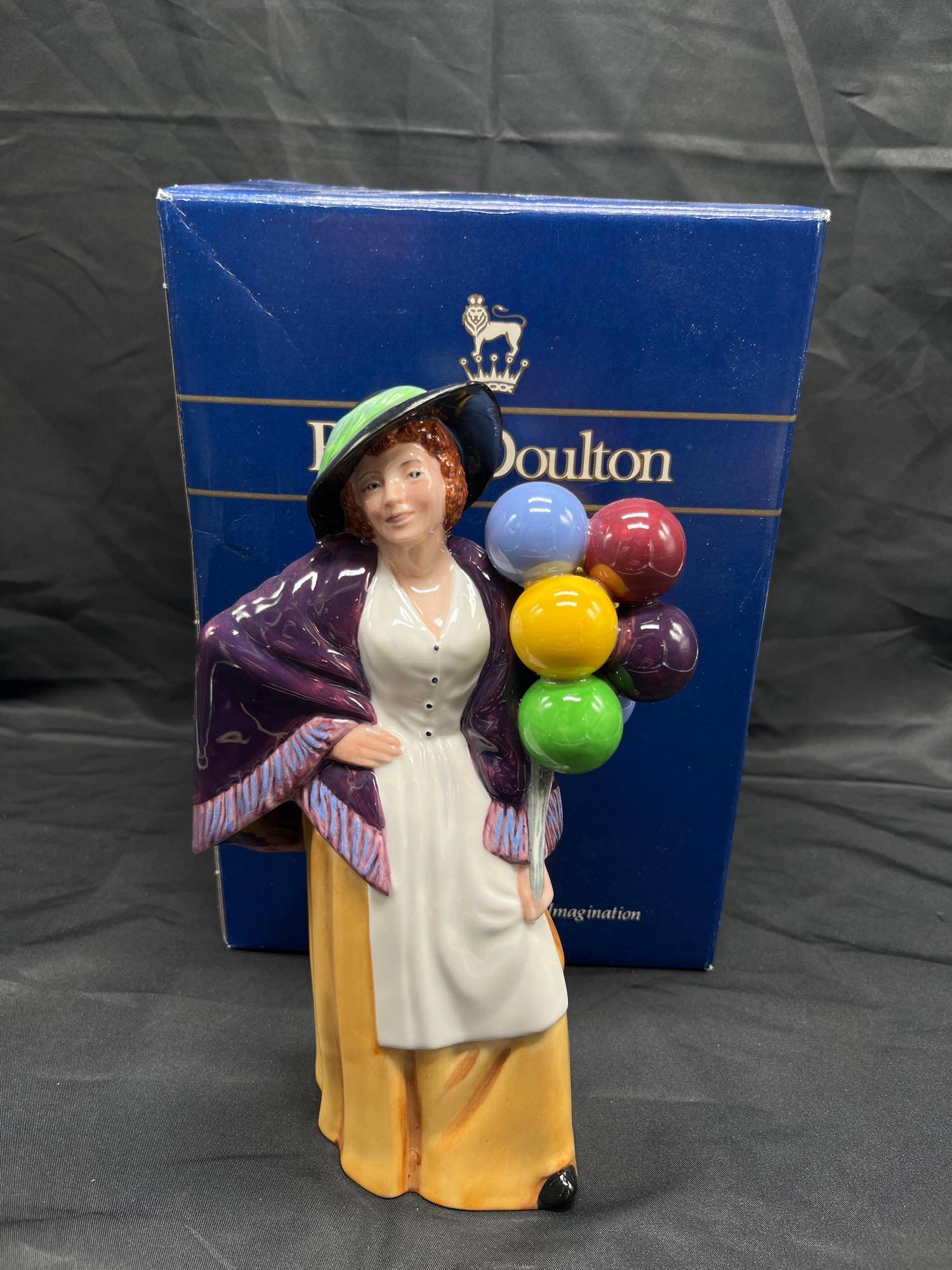Royal Doulton Balloon Lady with Box Proxibid