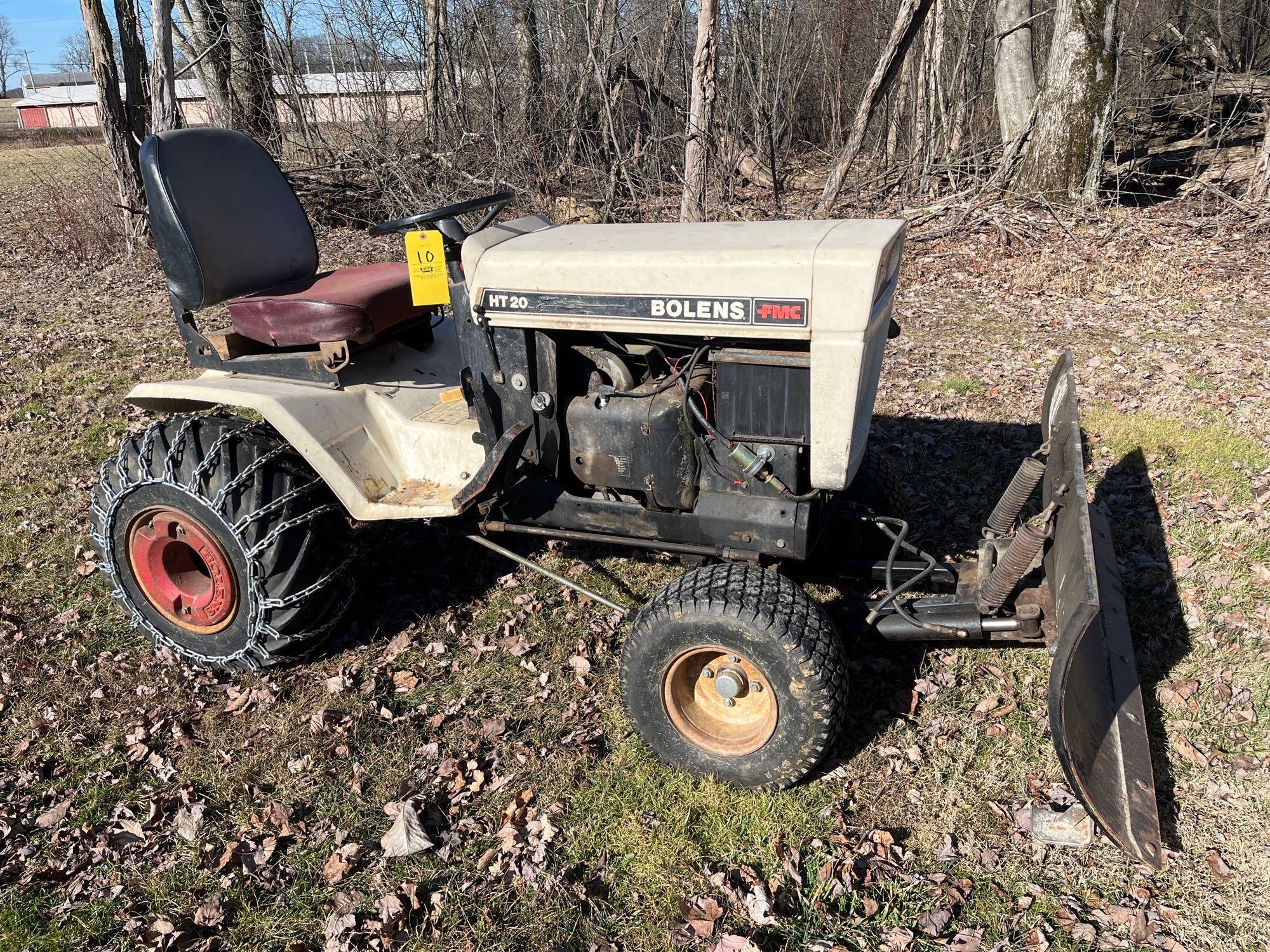bolens ht20 bolens lawn tractor for sale Bolens HT20 gas tractor Proxibid