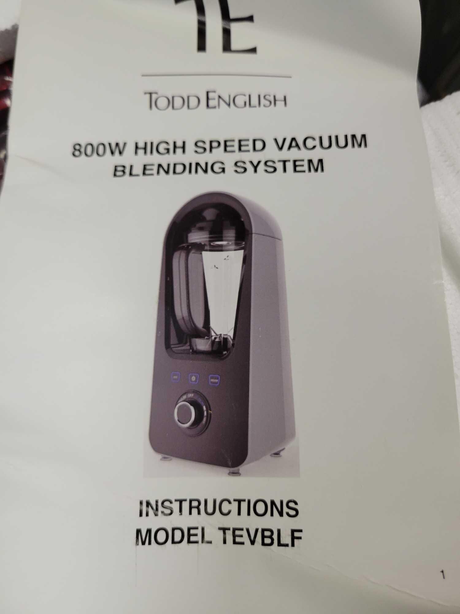 Red High speed vacuum blending system Proxibid