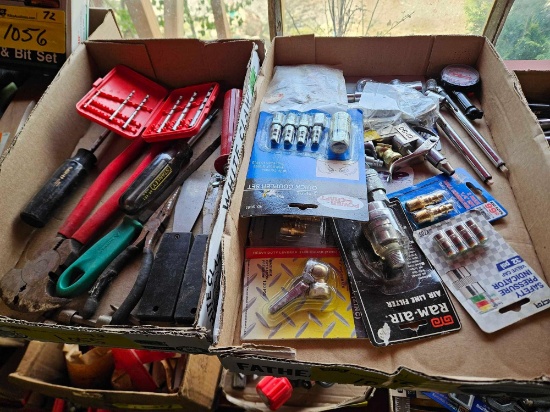 2 boxes of tools
