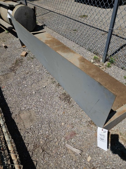 Plate steel shelf