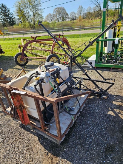 Demco 3pt sprayer, honda gas engine