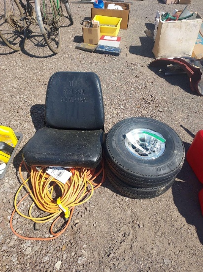 ATV Tires, McClean Seat, Extension Cords