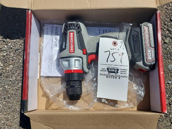 Craftsman Cordless Drill