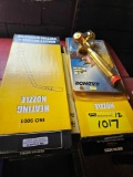 3 New heating nozzles, torch handle