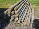 Treated fence posts, 7ft, 4-5in, bid x 47