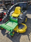 John Deere EZtrak mower with bagger