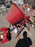Electric concrete mixer