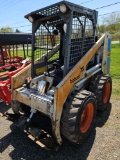 Bobcat 743 diesel skid loader, runs