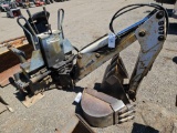 Bobcat QT hoe attachment with 12 and 18in buckets