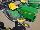 John Deere LX176 mower with bagger