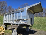 Mac 19ft aluminum dump truck bed with hoist