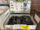 Festool cordless drill with charger, 2 batteries