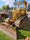 1987 John Deere 450E long track dozer, runs