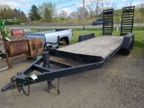 2005 Pequea 14k gvw equipment trailer, 20ft