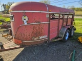 Ponderosa small animal stock trailer