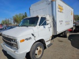 1994 Chevy box truck, gas, runs but needs work