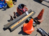 Cones, Braces, Jackstands, Tools