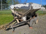 Fertilizer spreader, tandel axle