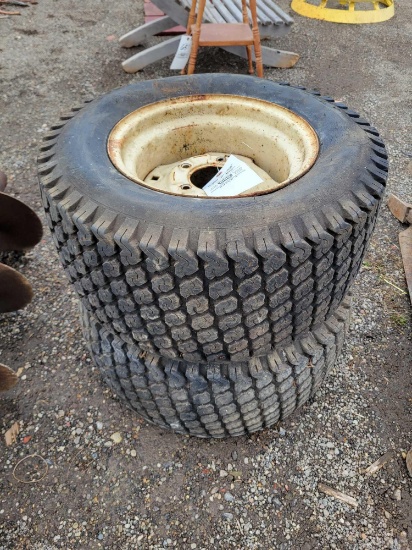 2 lawn tractor tires