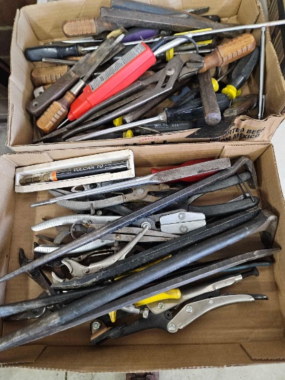 2 boxes hand tools
