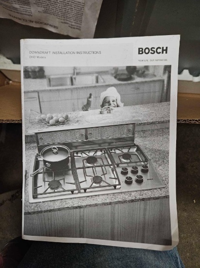 New Bosch downdraft vent