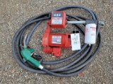 Fill-Rite fuel pump with hose and nozzel