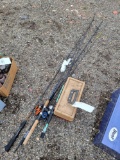 Fishing rods, tackle