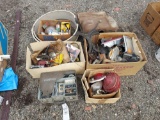 Car parts, hardware, gas tank, and more.