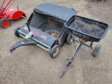 Agri-Fab 38 inch lawn sweep & seeder cart