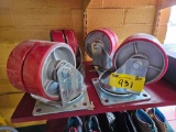 Large set of 4 casters