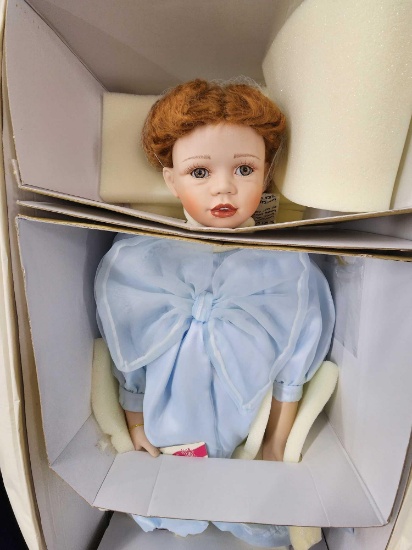 30" designer: Christine Orange "Charlotte" doll in box
