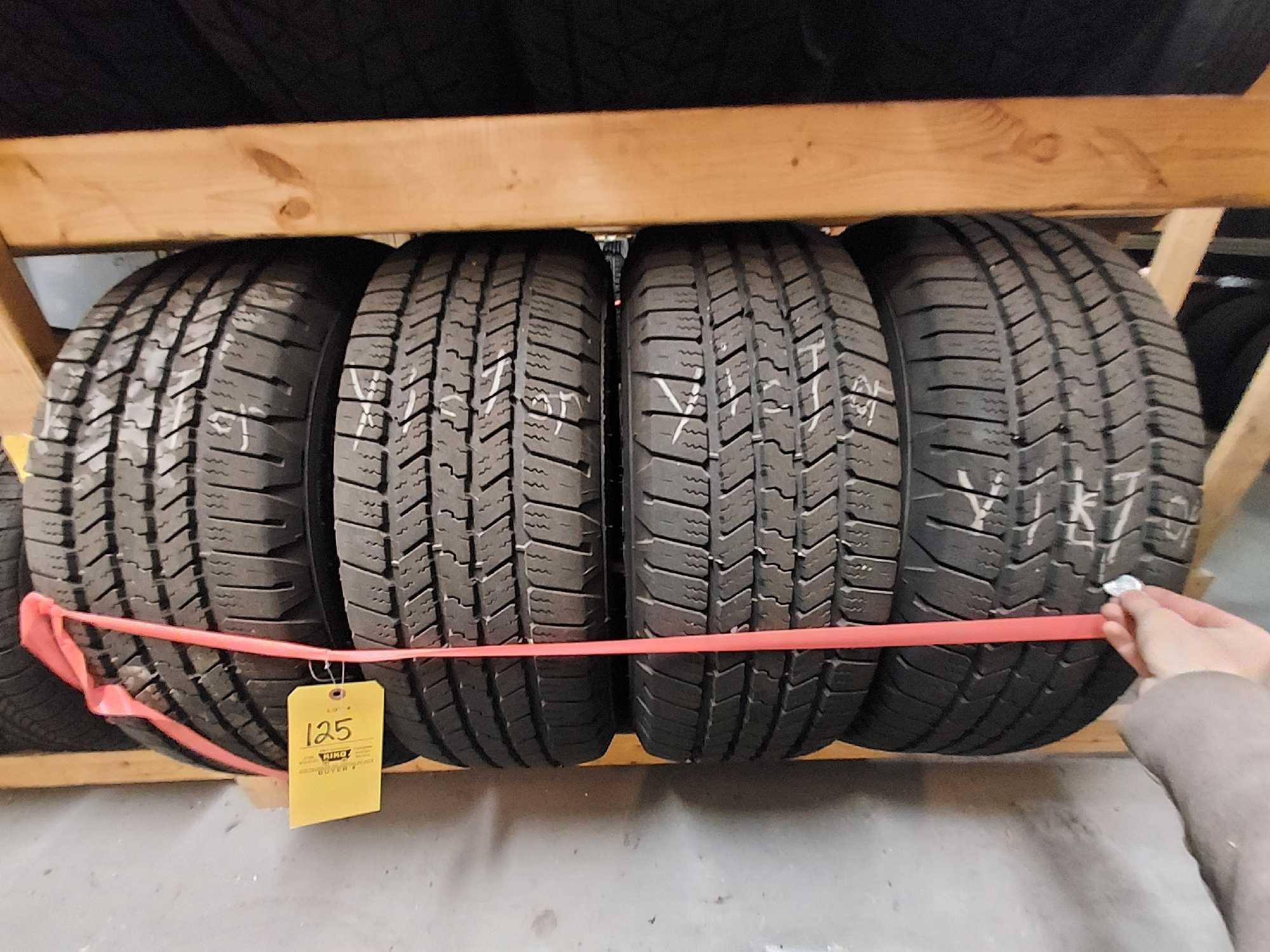 4 Used Goodyear Wrangler Tires - P275/55 R20 | Proxibid