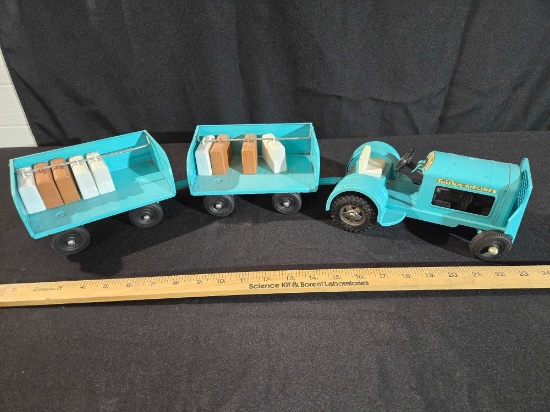 Tonka Airlines Luggage Tractor and Trailer