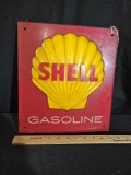 Plastic Shell Gasoline Sign
